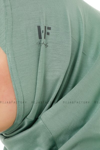 Hanfendy Cross Logo - Hijab One-Piece Vert