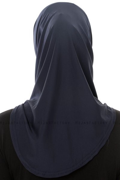 Micro Plain - Hijab One-Piece Bleu Marin
