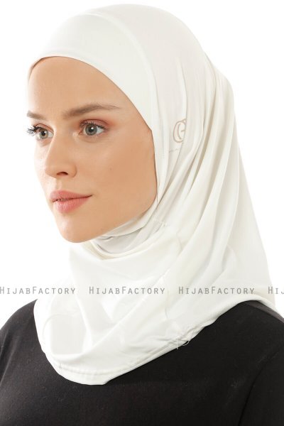 Micro Plain - Hijab One-Piece Crème