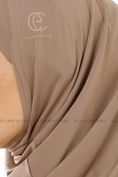 Micro Plain - Hijab One-Piece Taupe Foncé