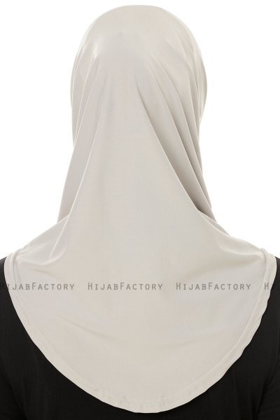 Micro Plain - Hijab One-Piece Gris Clair
