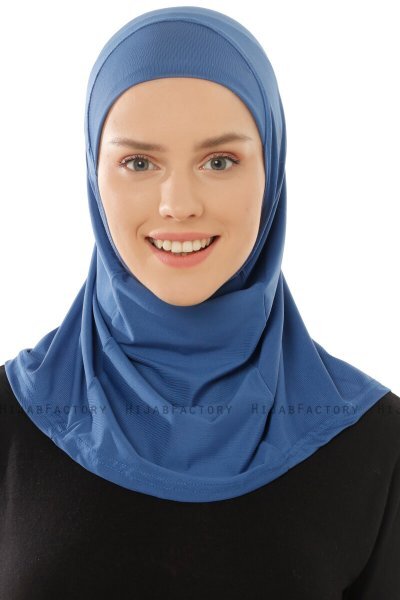 Micro Plain - Hijab One-Piece Indigo