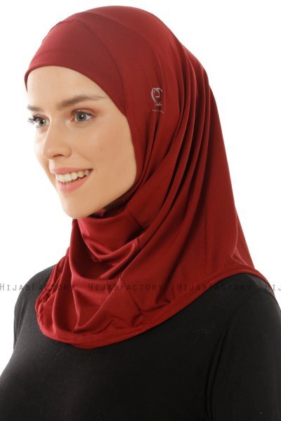 Micro Plain - Hijab One-Piece Bordeaux