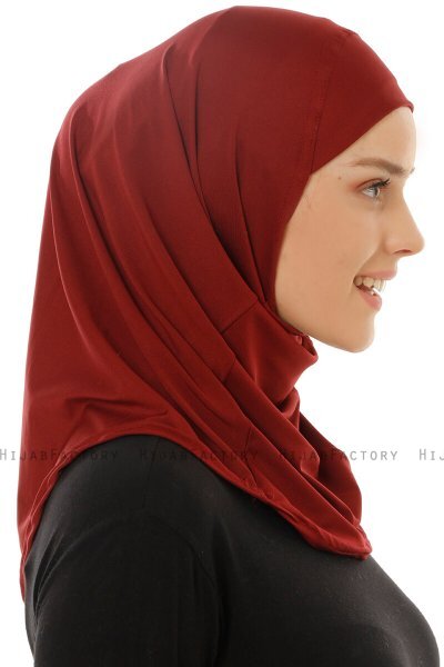 Micro Plain - Hijab One-Piece Bordeaux