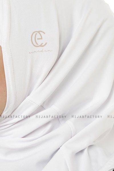 Micro Cross - Hijab One-Piece Blanc