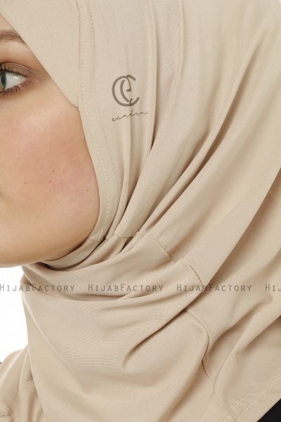 Micro Cross - Hijab One-Piece Taupe Clair