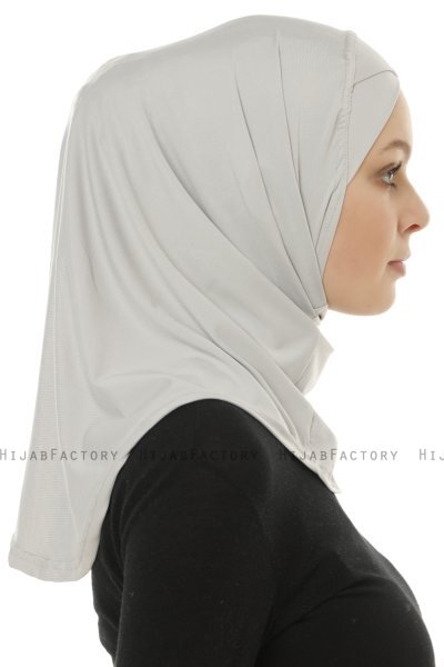 Micro Cross - Hijab One-Piece Gris Clair