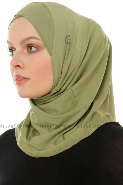Micro Cross - Hijab One-Piece Olive Verte