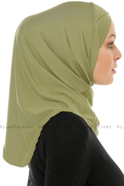 Micro Cross - Hijab One-Piece Olive Verte