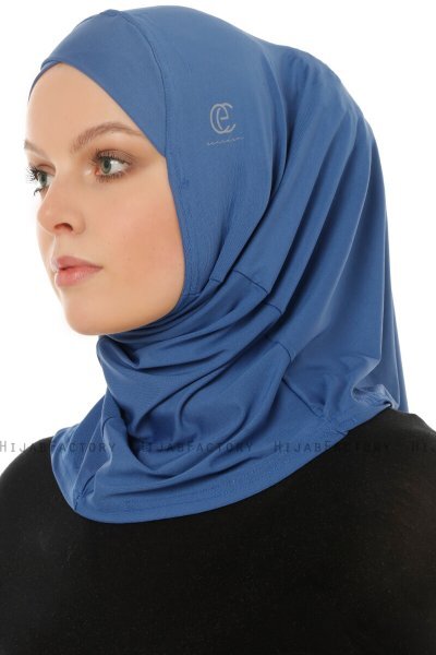 Micro Cross - Hijab One-Piece Bleu Clair