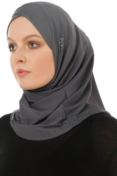 Micro Cross - Hijab One-Piece Anthracite