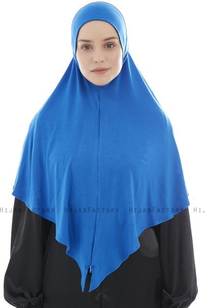 Ajda - Hijab Zip Bleu
