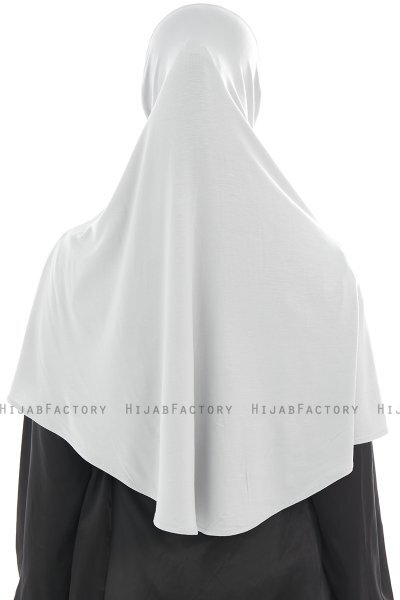 Ajda - Hijab Zip Gris Clair