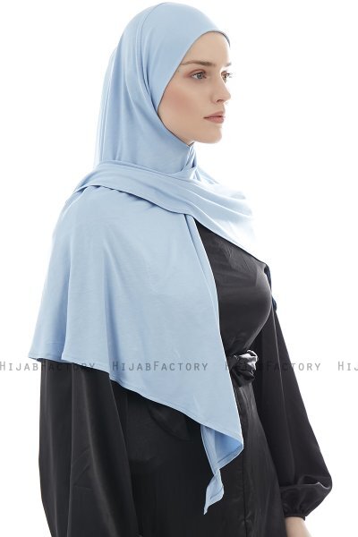 Ajda - Hijab Zip Bleu Clair