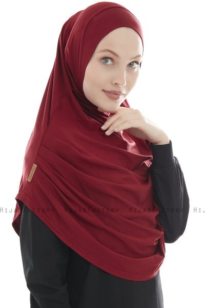 Roxelana - Hijab Al Amira Bordeaux Longue