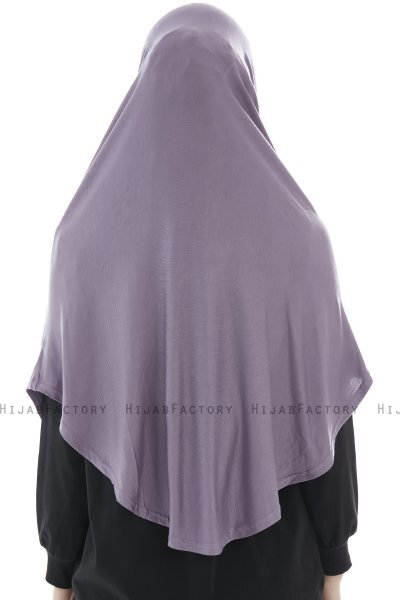 Roxelana - Hijab Al Amira Violet Foncé Longue