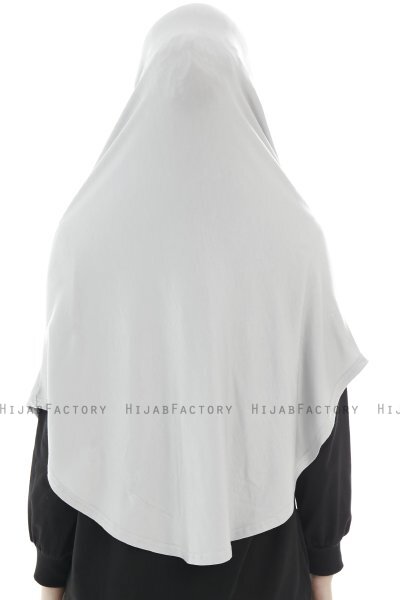 Roxelana - Hijab Al Amira Gris Clair Longue
