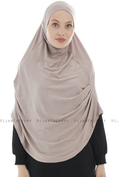 Roxelana - Hijab Al Amira Gris Pierre Longue
