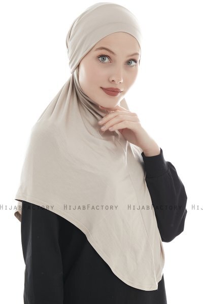Sefa - Hijab Al Amira Taupe Clair One-Piece