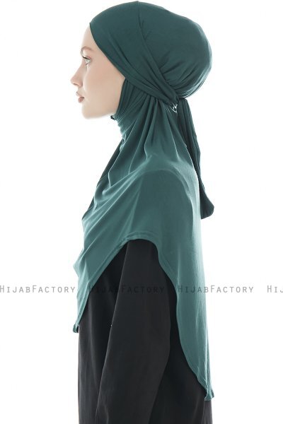 Sefa - Hijab Al Amira Vert Foncé One-Piece