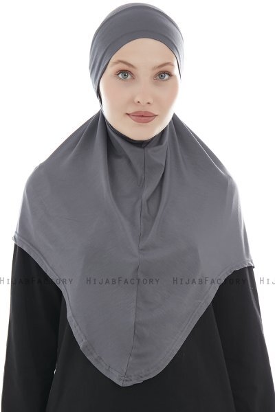 Sefa - Hijab Al Amira Gris Foncé One-Piece