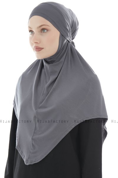 Sefa - Hijab Al Amira Gris Foncé One-Piece