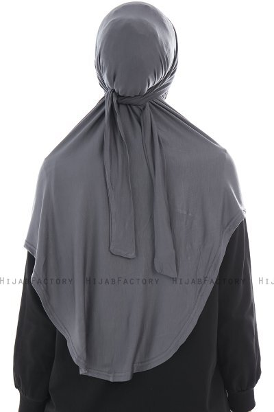 Sefa - Hijab Al Amira Gris Foncé One-Piece
