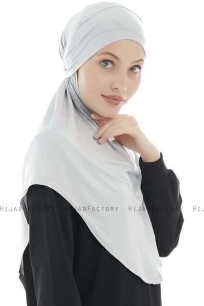 Sefa - Hijab Al Amira Gris Clair One-Piece