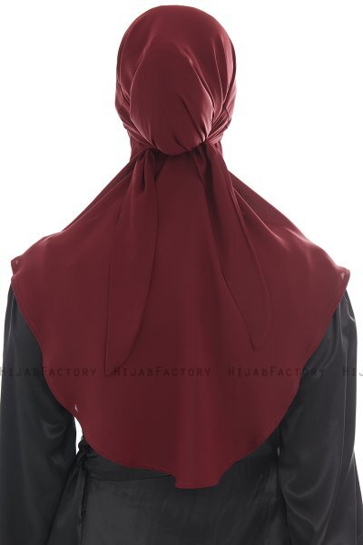 Ebrar - Hijab Al Amira Crepe Chiffon Bordeaux