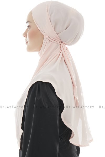 Ebrar - Hijab Al Amira Crepe Chiffon Vieux Rose
