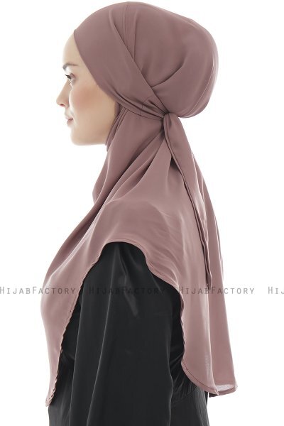 Ebrar - Hijab Al Amira Crepe Chiffon Prune
