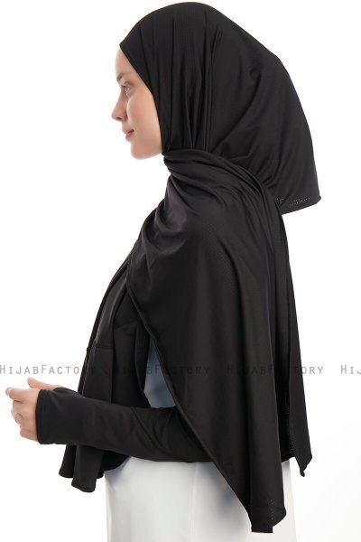 Azize - Pro Scarf Sport Hijab Set Noir