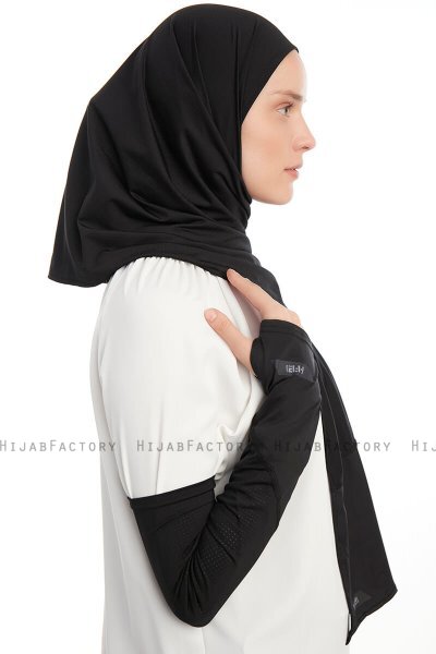 Azize - Pro Scarf Sport Hijab Set Noir