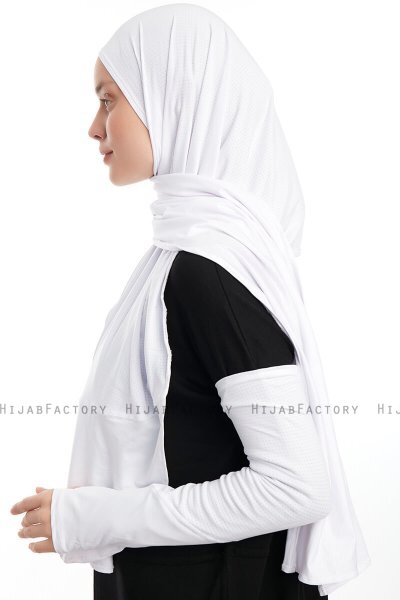Azize - Pro Scarf Sport Hijab Set Blanc