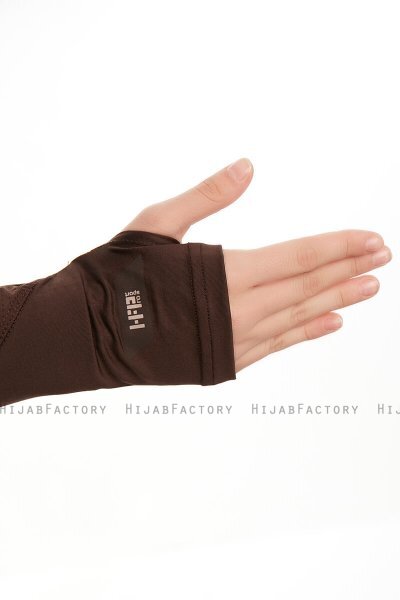 Azize - Pro Scarf Sport Hijab Set Marron