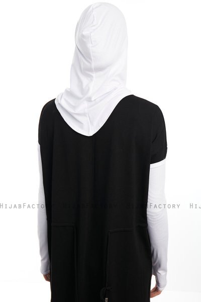 Bayda - Pro Sport Hijab Set Blanc