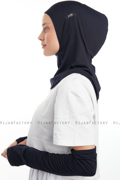 Bayda - Pro Sport Hijab Set Bleu Marin