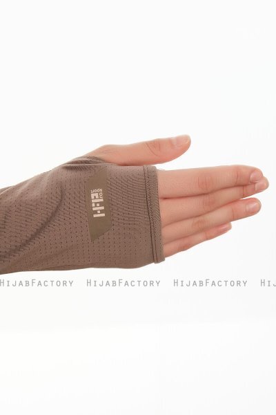 Bayda - Pro Sport Hijab Set Taupe Foncé