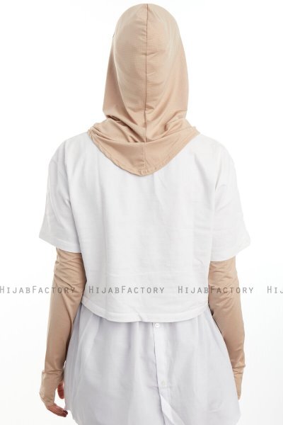 Bayda - Pro Sport Hijab Set Taupe Clair