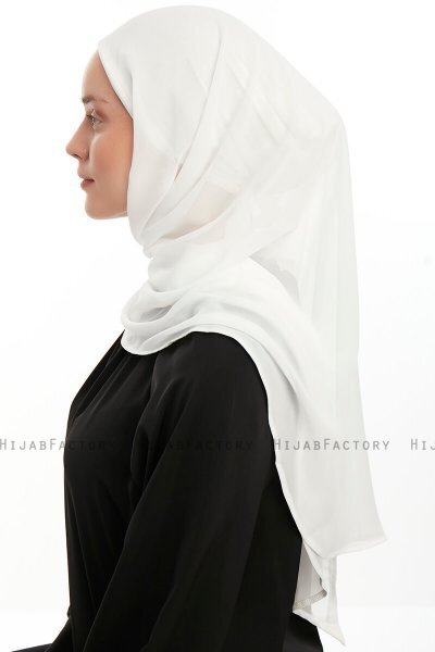 Sahar - Hijab Chiffon One Piece Crème