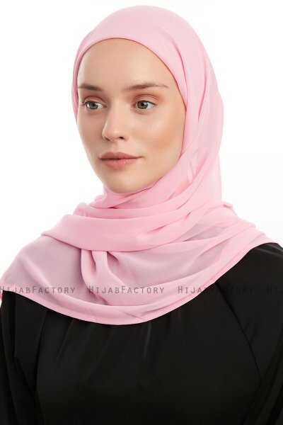 Sahar - Hijab Chiffon One Piece Rose