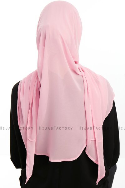 Sahar - Hijab Chiffon One Piece Rose