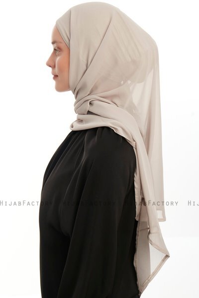 Sahar - Hijab Chiffon One Piece Sand