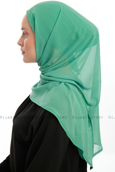 Sahar - Hijab Chiffon One Piece Emerald