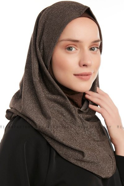 Taliah - Hijab One Piece Marron