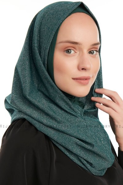 Taliah - Hijab One Piece Vert Foncé