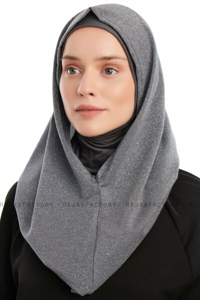 Taliah - Hijab One Piece Gris Foncé
