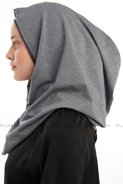 Taliah - Hijab One Piece Gris Foncé