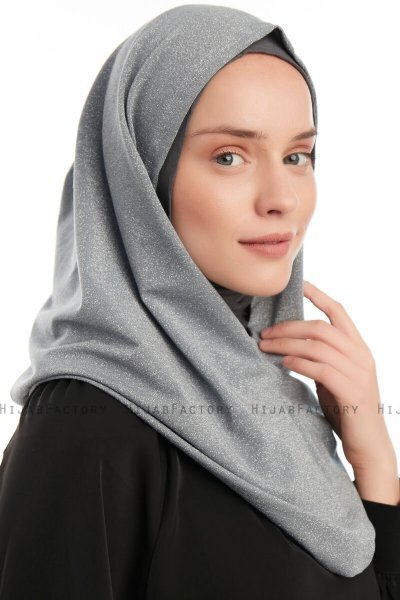 Taliah - Hijab One Piece Gris Clair