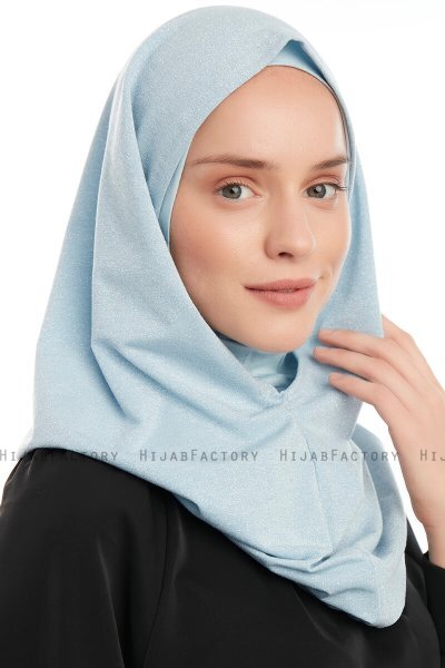 Taliah - Hijab One Piece Bleu Clair